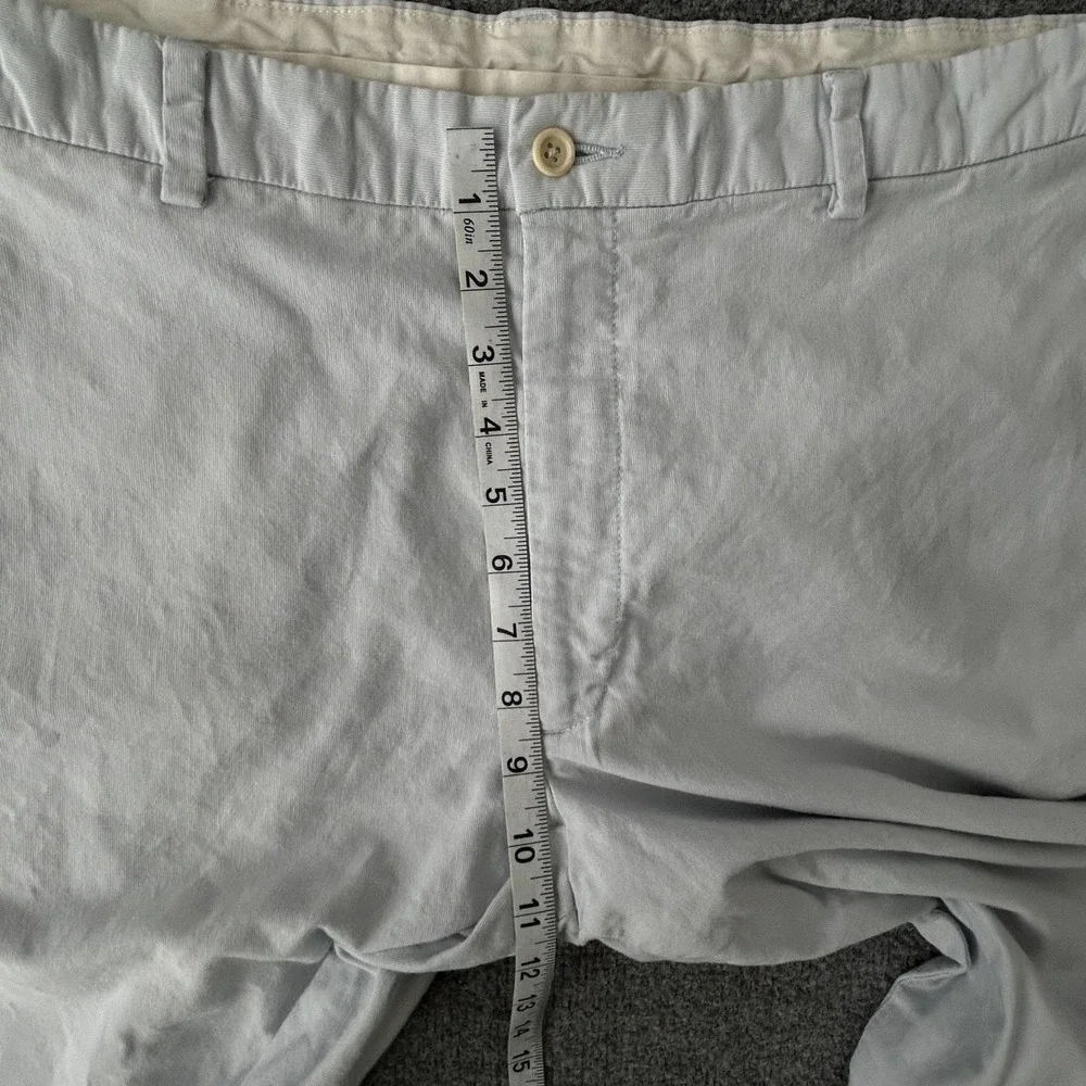 Brooks Brothers Hudson Pants Mens 38x30 Light Blue Striped Chino Cotton Casual‎